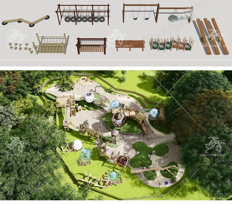 su ls26 non powered children's playground