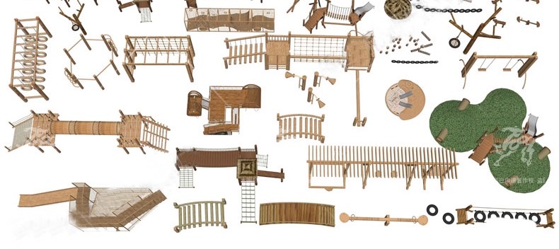 su ls26 non powered children's playground