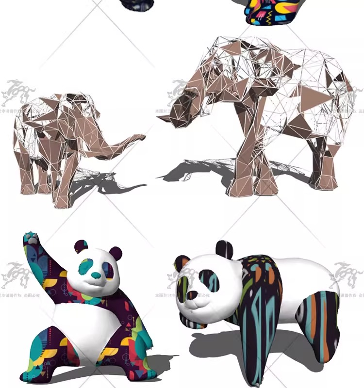 su ls38 animal sculptures