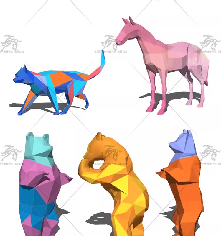 su ls38 animal sculptures