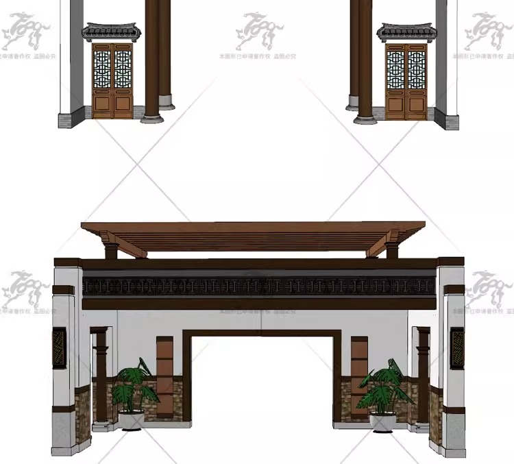su ls45 scenic area entrance gate
