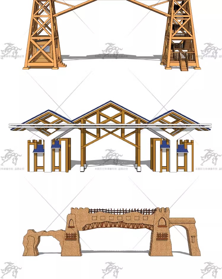 su ls45 scenic area entrance gate