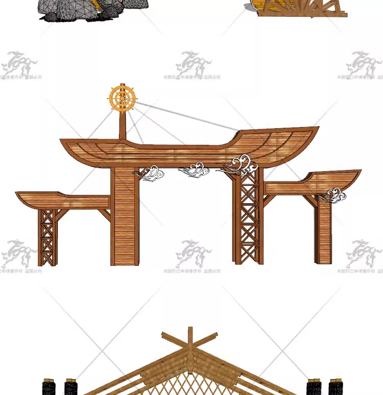 su ls45 scenic area entrance gate