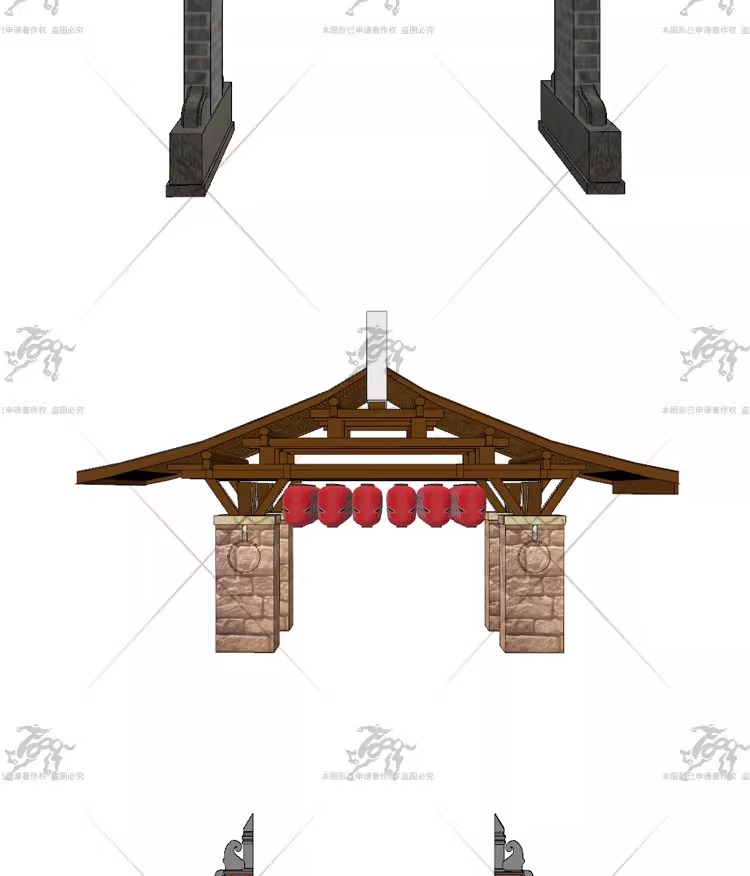 su ls45 scenic area entrance gate