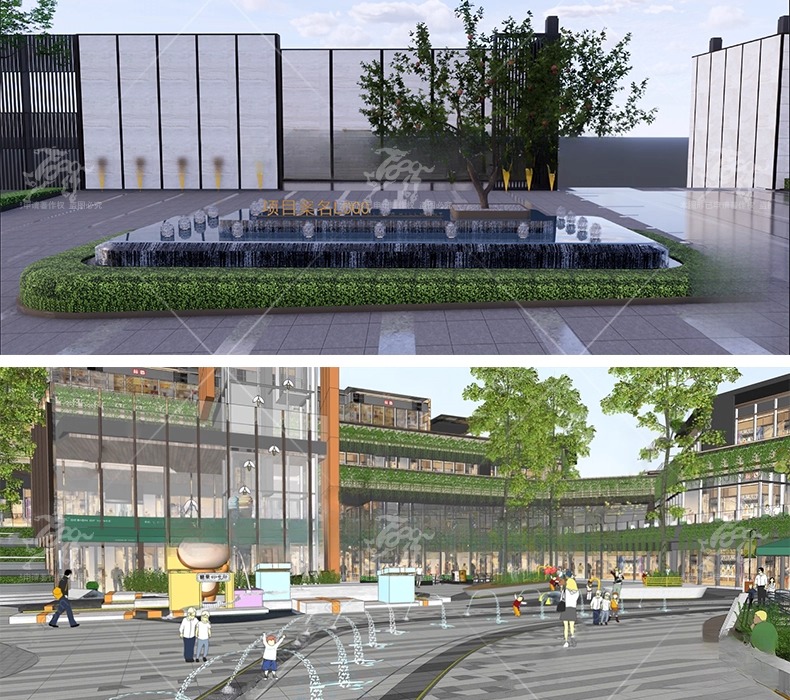 su ls47 square water fountain