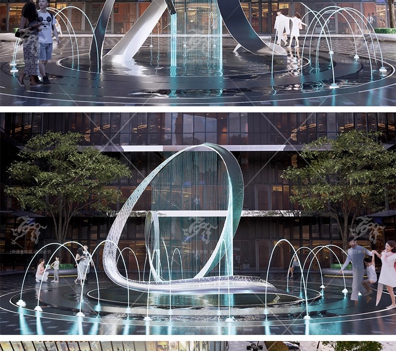 su ls47 square water fountain