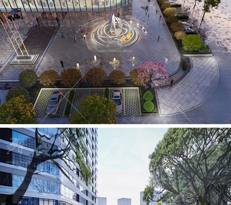 su ls47 square water fountain