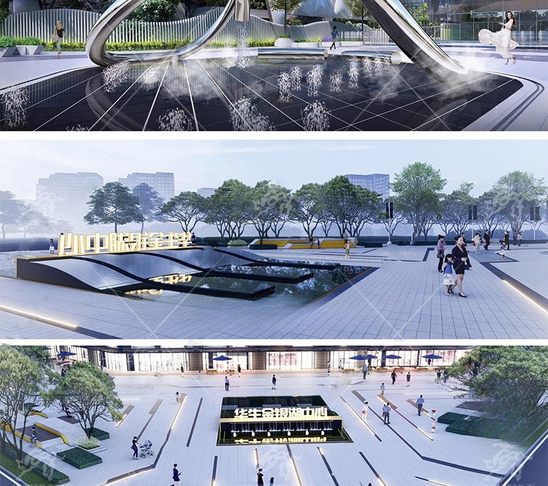 su ls47 square water fountain