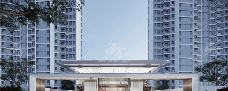 su ls48 modern real esstate entrance