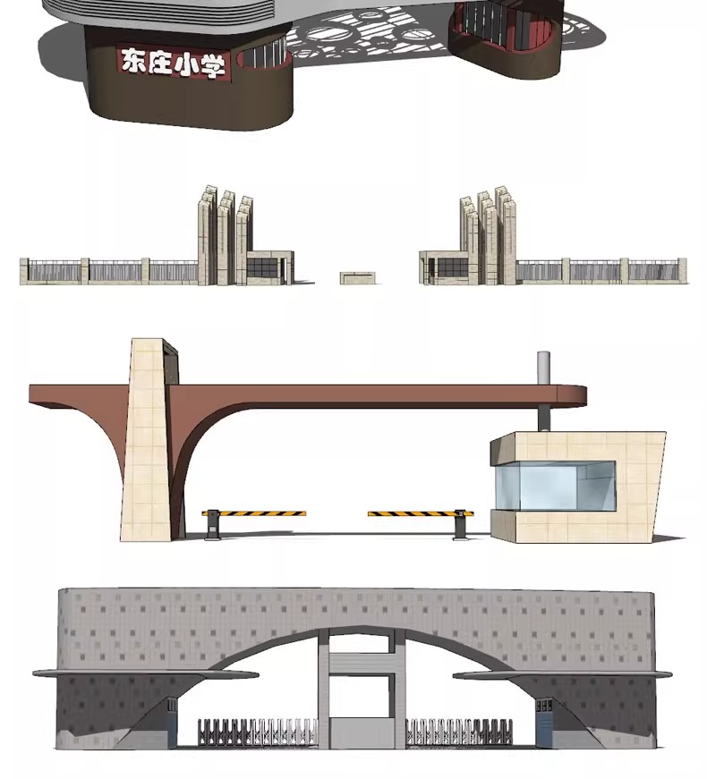 su ls48 modern real esstate entrance