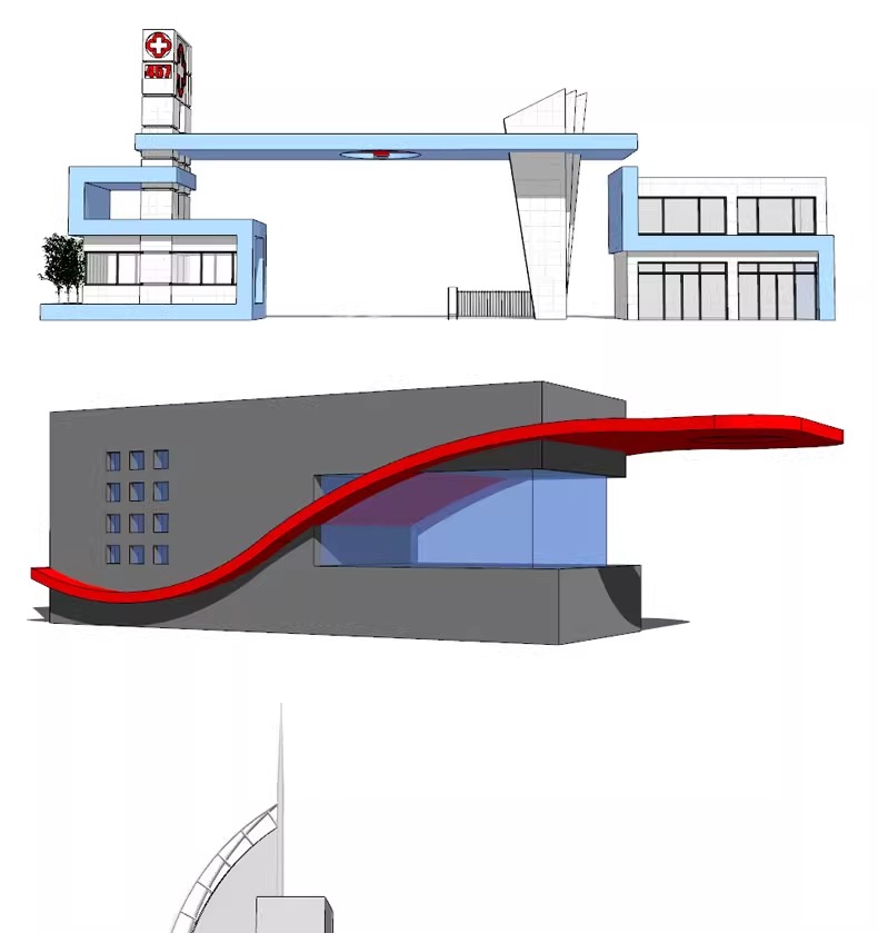 su ls48 modern real esstate entrance