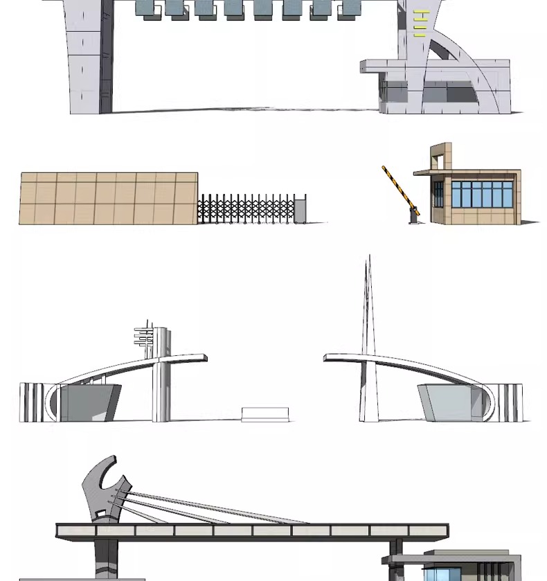su ls48 modern real esstate entrance