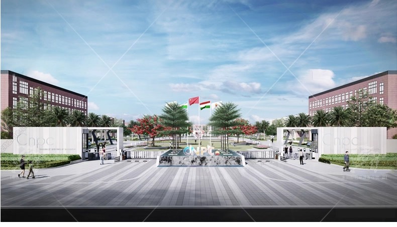 su ls48 modern real esstate entrance