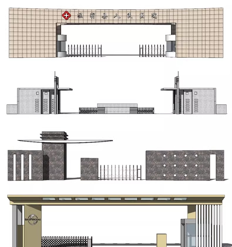 su ls48 modern real esstate entrance