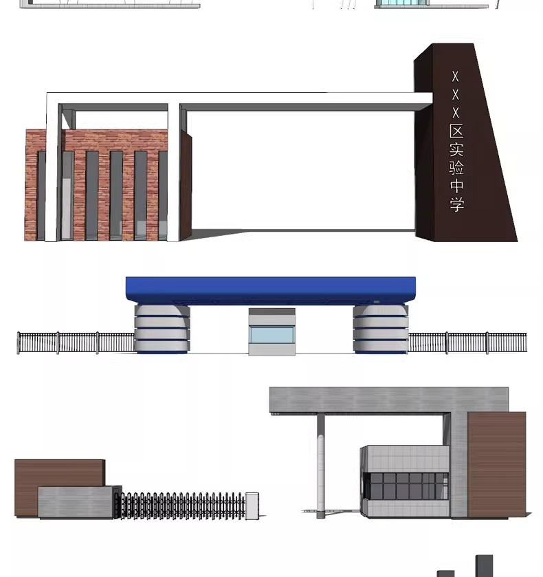su ls48 modern real esstate entrance