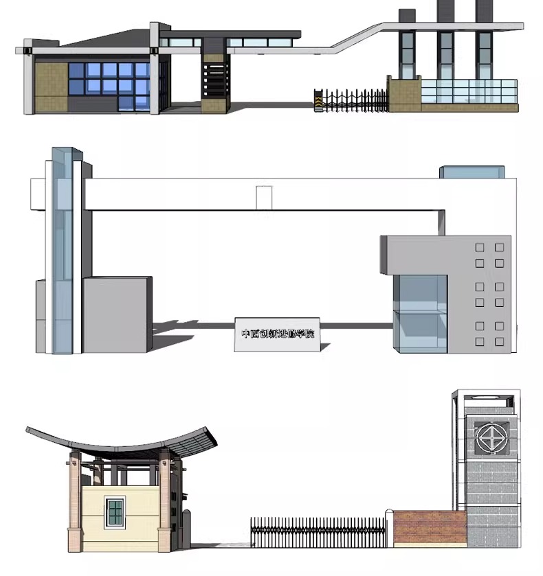 su ls48 modern real esstate entrance