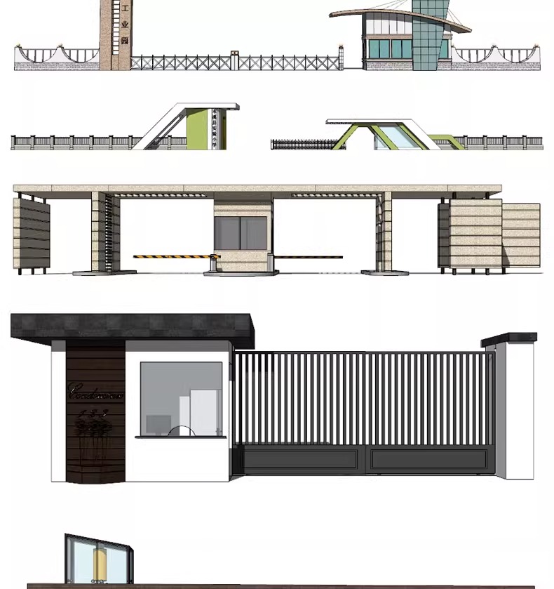 su ls48 modern real esstate entrance
