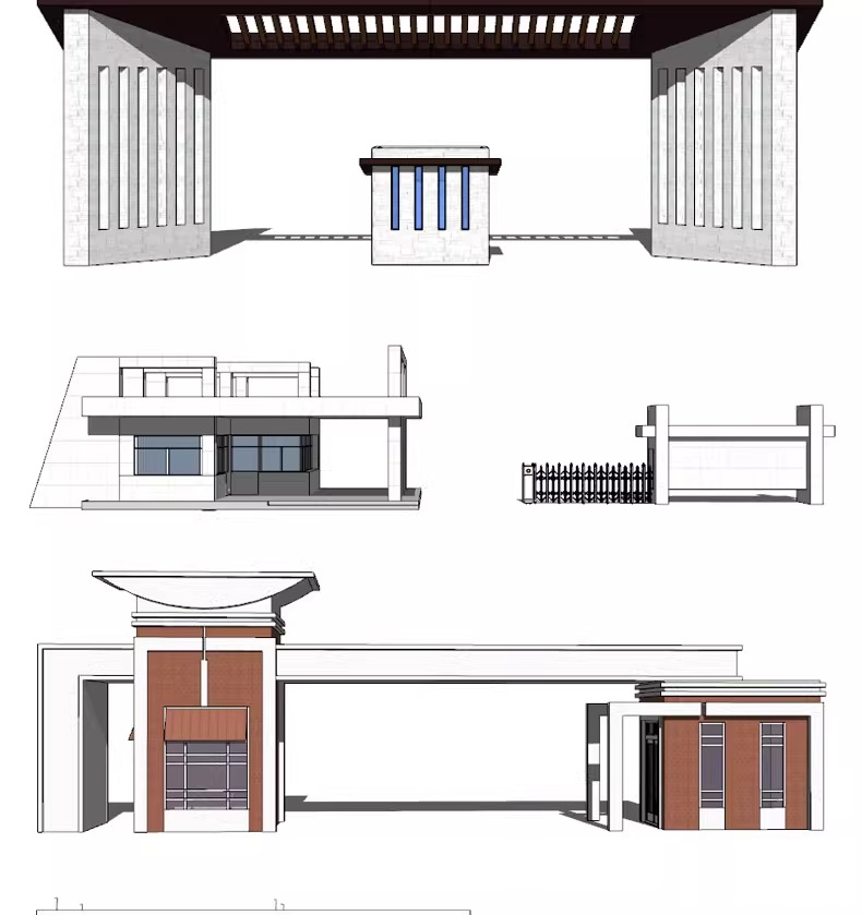 su ls48 modern real esstate entrance