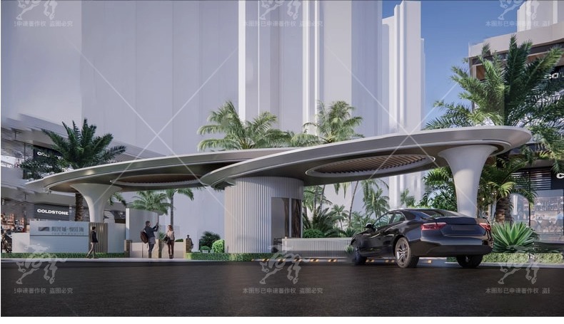 su ls48 modern real esstate entrance