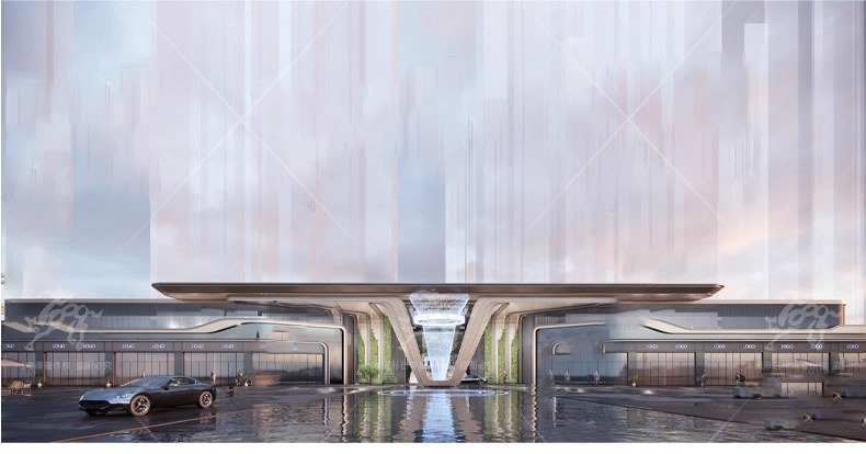 su ls48 modern real esstate entrance