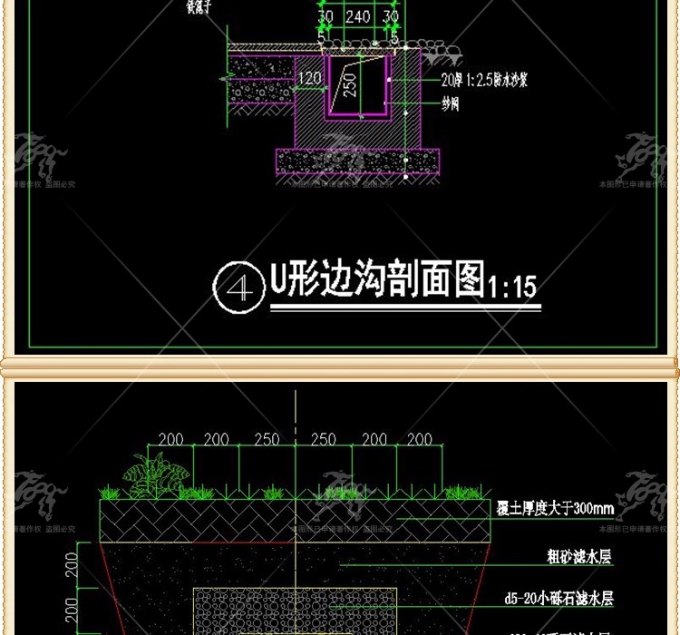 cad ls07 drainage ditches