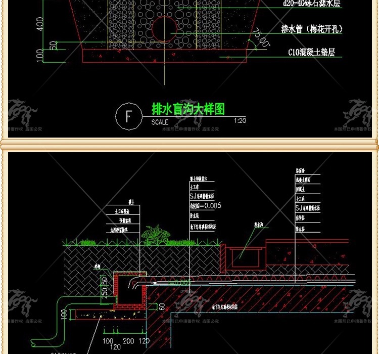 cad ls07 drainage ditches