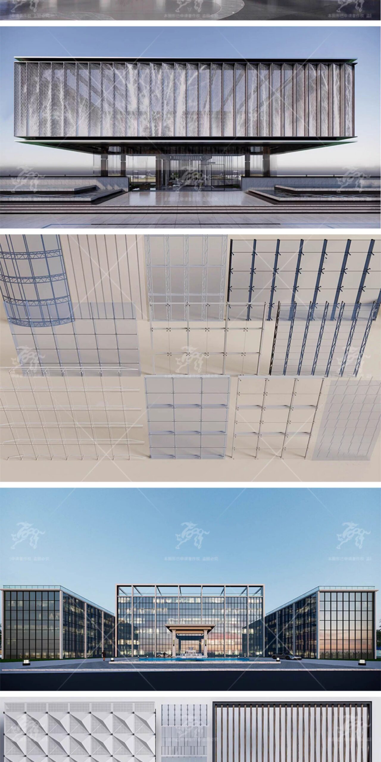 su ad37 glass facade building