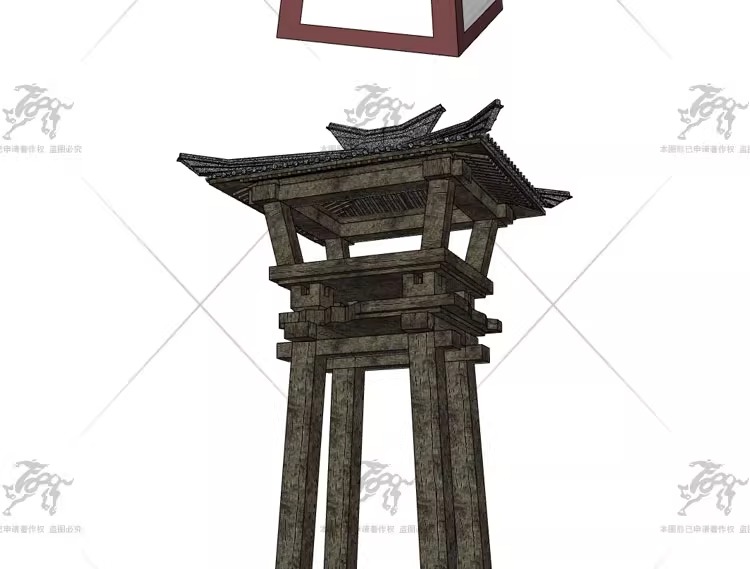 su ad40 han dynasty gate towers