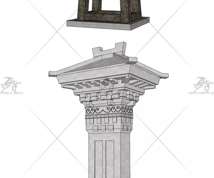 su ad40 han dynasty gate towers