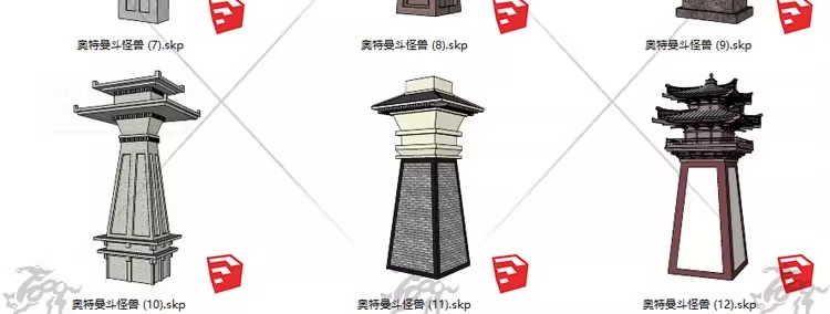 su ad40 han dynasty gate towers