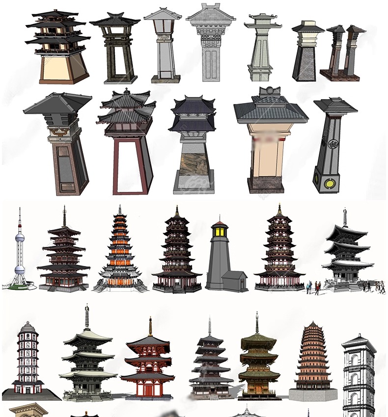 su ad40 han dynasty gate towers