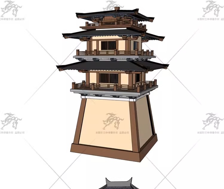 su ad40 han dynasty gate towers