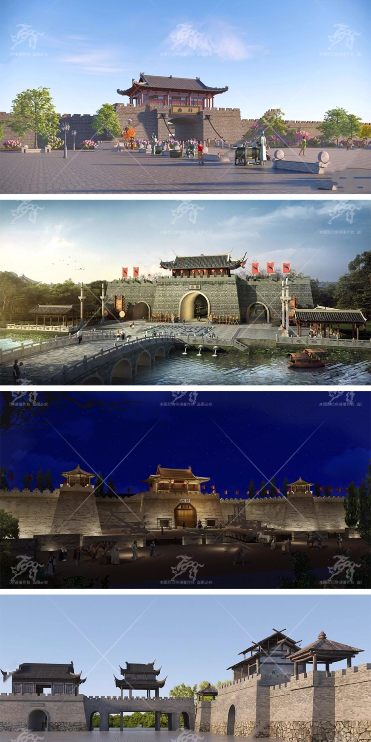 su ad47 city gates towers walls