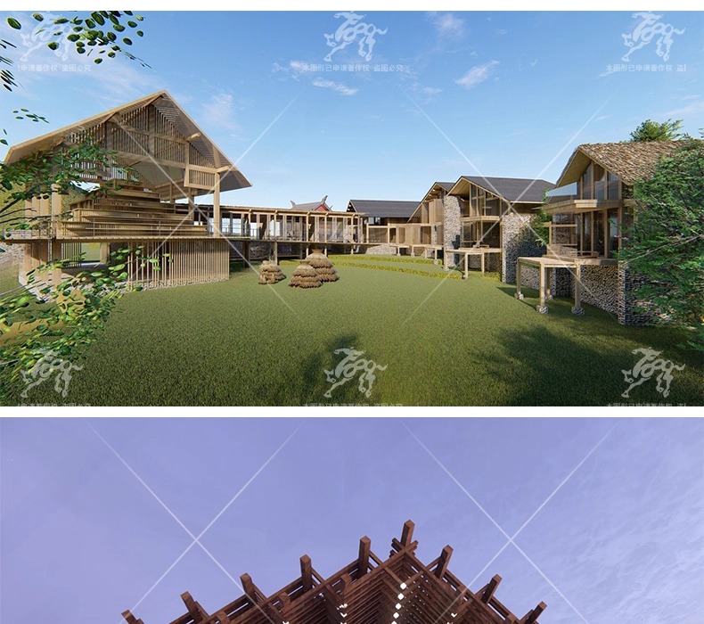 su ad48 shaped wooden structure with brackets