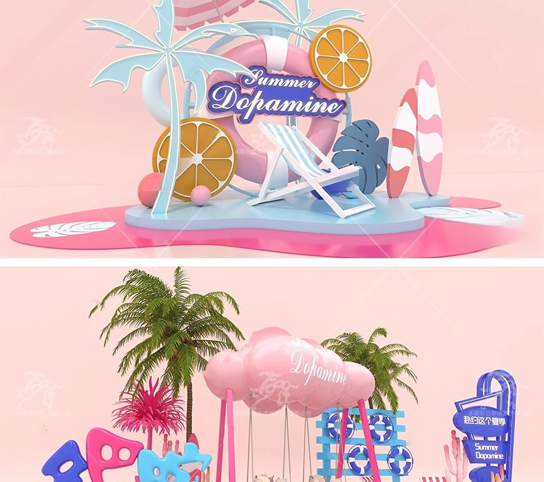 su ls54 summer beach art installation