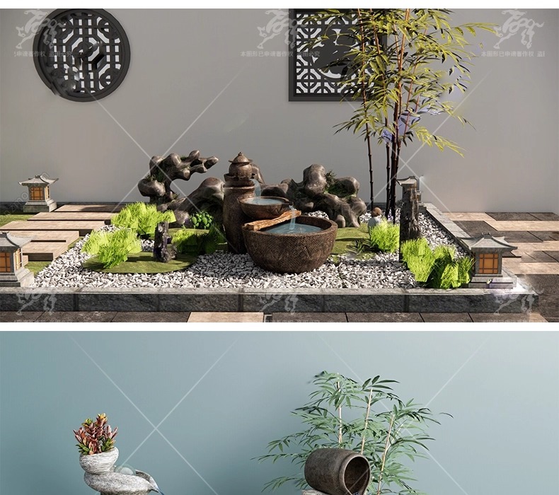 su ls56 earthenware pot water feature