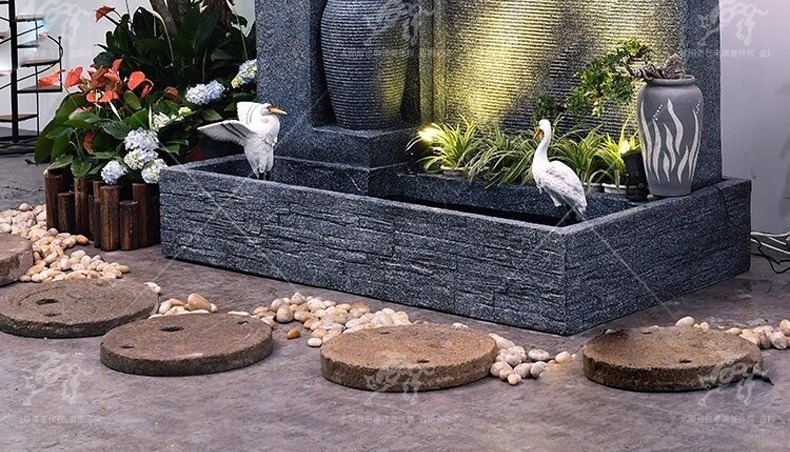 su ls56 earthenware pot water feature