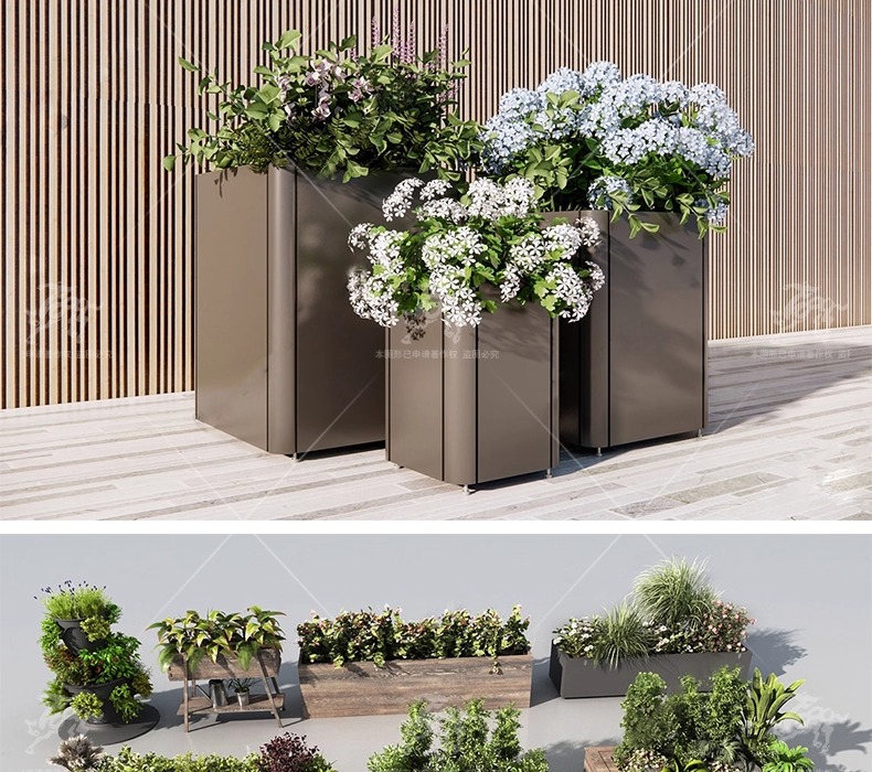 su ls57 flower bed and flower box