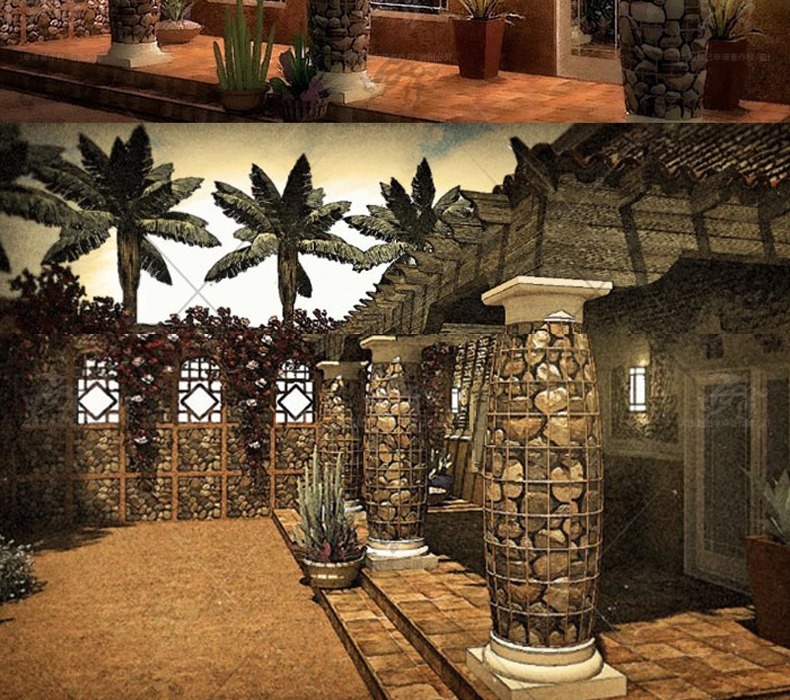 su ls58 gabion landscape wall