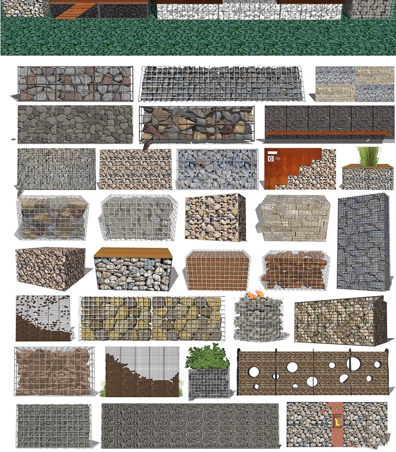 su ls58 gabion landscape wall