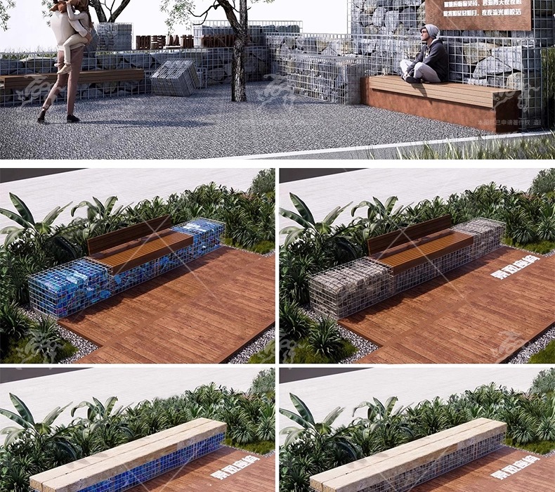 su ls58 gabion landscape wall