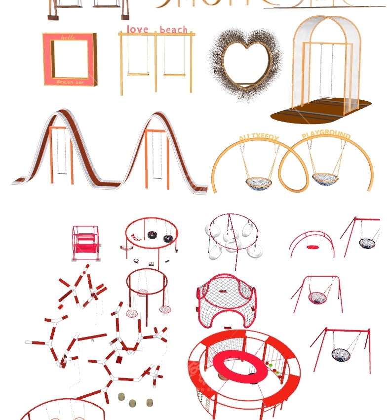 su ls62 children's swings