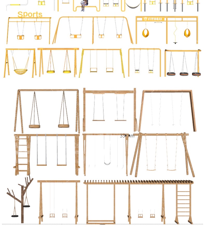 su ls62 children's swings