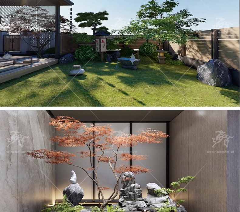 su ls70 japanese garden landscape