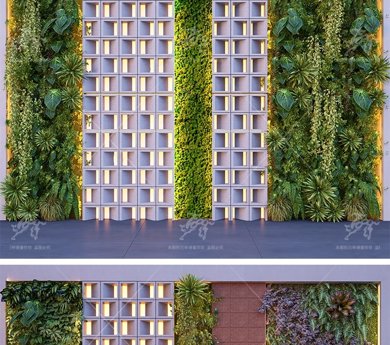 su ls72 plant wall greenery