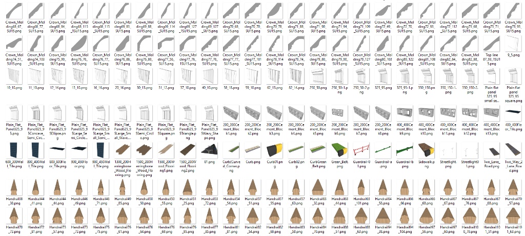 [free download] sketchup – pb4 railing