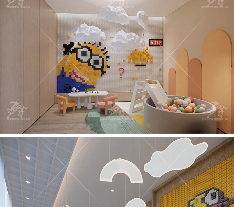 su id64 shaped wood panel wall