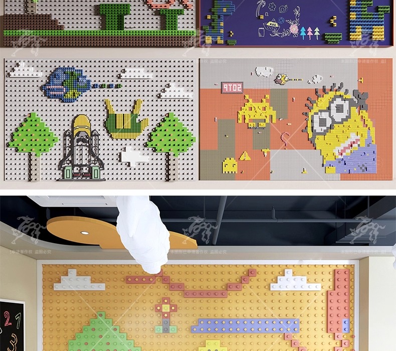 su id64 shaped wood panel wall