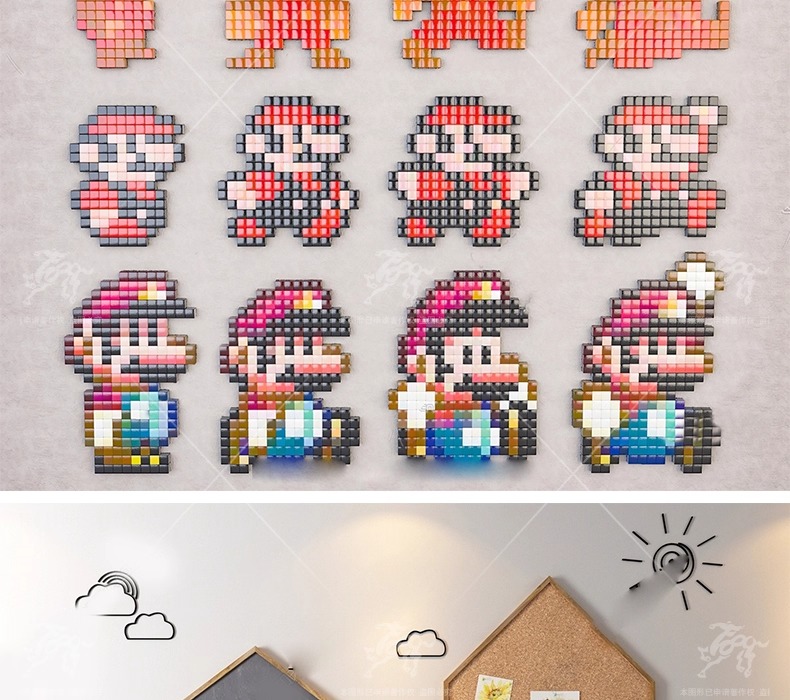 su id64 shaped wood panel wall