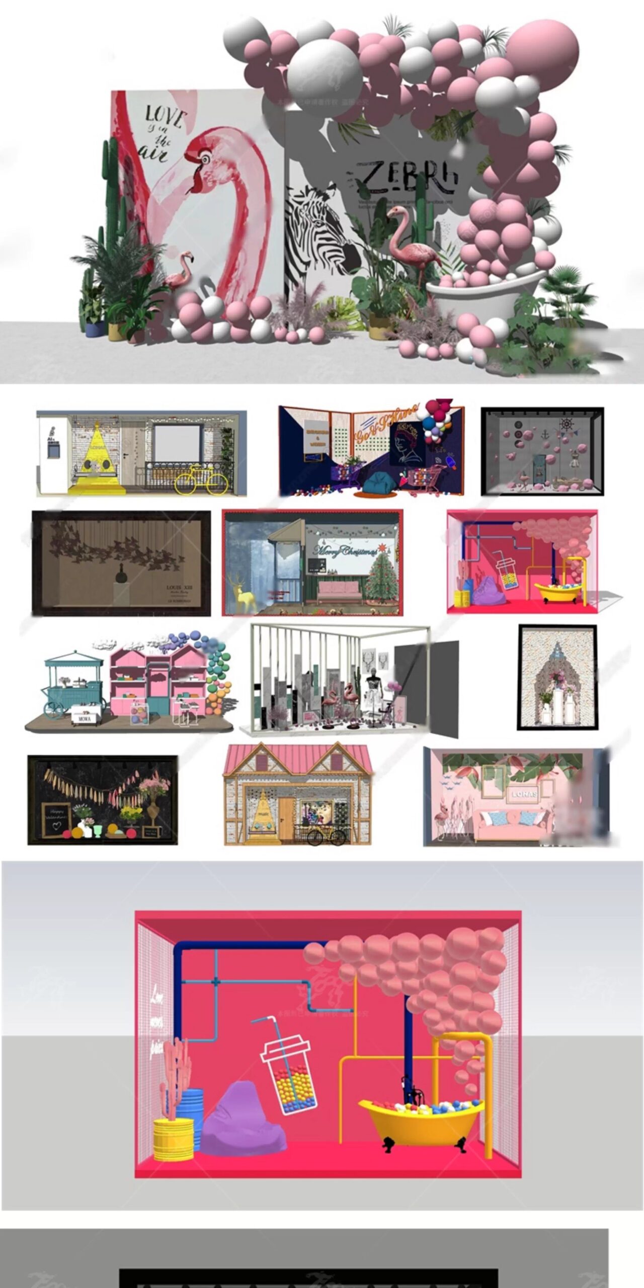 su id67 modern balloon decorations